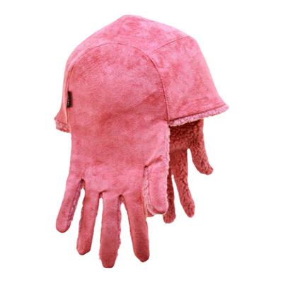 粉色多巴胺独特造型加厚雷锋帽