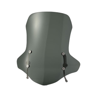 电动车挡风板加高防风高清透明加厚加大踏板风挡通用【无支架】