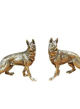 黄铜狗仿古小号狼狗十二生肖狗