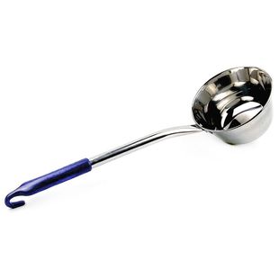 加厚不锈钢水勺子长柄厨房商家用大小号打粥勺水舀水瓢水壳大汤勺