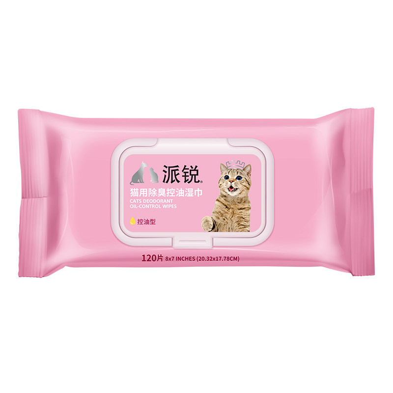 派锐除臭猫用湿巾加厚