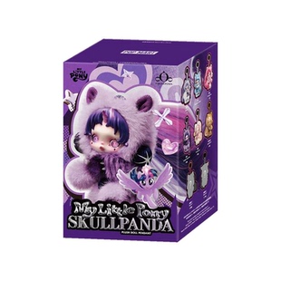 POPMART泡泡玛特现货θSKULLPANDA × 小马宝莉系列盲盒毛绒挂件