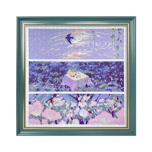 治愈系拼图成人版500片油画繁春一梦高级感益智解压手工生日礼物