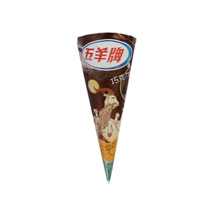 五羊牌巧克力甜筒24支整箱批发冰淇淋脆皮筒经典香脆蛋筒风味雪糕