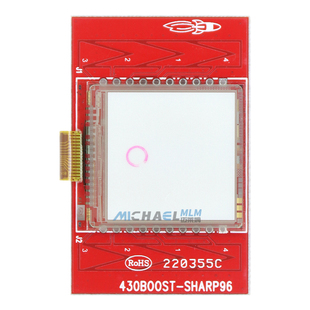 430BOOST-SHARP96 Memory LCD BoosterPack 原装进口