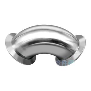 KF高真空弯头304不锈钢快装法兰16卡盘25接头40管件50卡箍63设备0