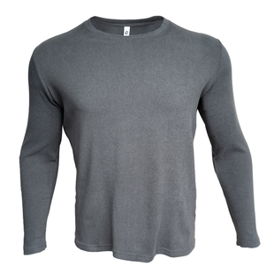 霸道肌肉 男士运动健身上衣跑步训练服秋冬长袖T恤双面德绒打底衫