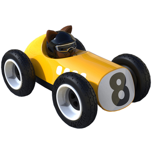 英国playforever耐顽猫咪飞行员埃格跑车模型摆件珍藏玩具车礼物