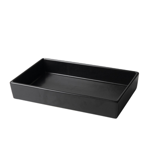 长方形陶瓷花盘花器 中式日式插花器皿 排列写景自由花小原流花道