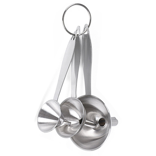 漏斗家用不锈钢大小口径厨房倒油斗小号酒漏酒吊提子打酒器酒勺