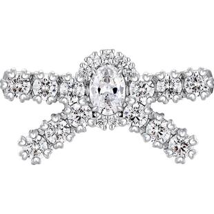 YVMIN尤目 X SHUSHUTONG 满镶宝石蝴蝶结耳钉耳夹情人节生日礼物