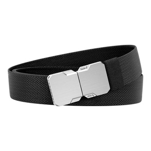 古格缇男士腰带 户外弹力对插扣尼龙编织皮带 休闲运动军训裤腰带