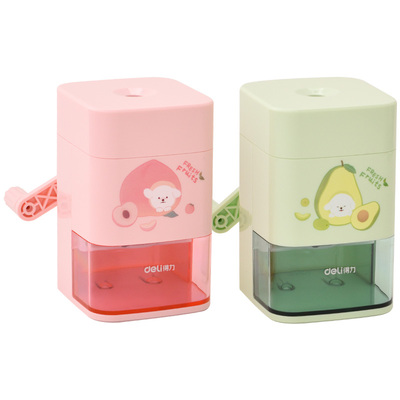 小学生削笔机得力儿童手摇卷笔刀