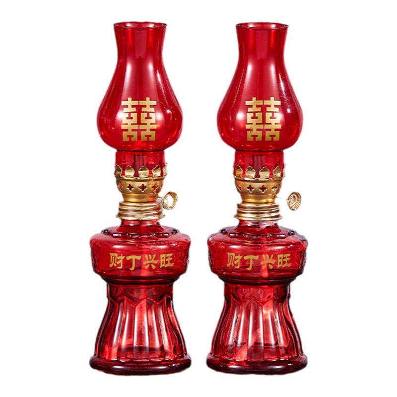 子孙灯结婚喜灯酥油灯防风家用佛堂油灯佛灯供灯床头灯家用煤油灯