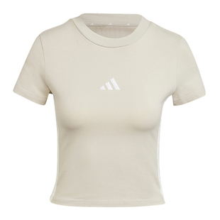 【自营】阿迪达斯女易用系运动休闲短袖圆领T恤宽松透气JE1247