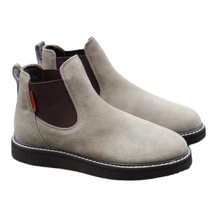 新款GLOBE麂皮切尔西靴男女中帮板鞋一脚蹬休闲鞋运动舒适百搭潮