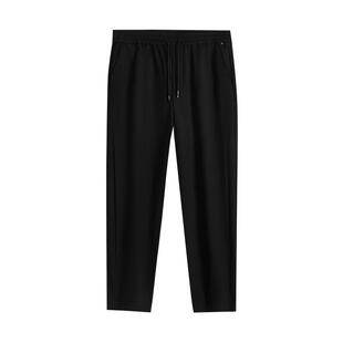 【垂感抗皱】卡宾夏季纯色修身通勤百搭小西裤锥形休闲裤男