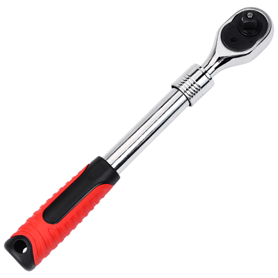 伸缩棘轮套筒扳手72齿多功能1/2大飞中飞工业级加长杆快速内六角