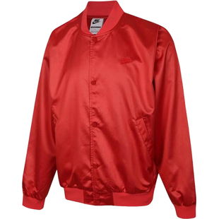 Nike/耐克官方正品NikeClub新款男红色街头夹克外套IF0728-657