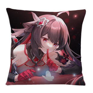 崩坏3希尔希儿 芙乐艾墨染镜华彼岸双生魇夜星渊黑希动漫定制抱枕