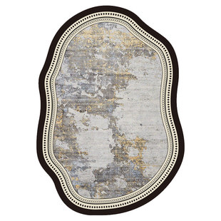 客厅地毯法式新款轻奢高级感家用地垫大面积全铺玄关卧室床边脚垫