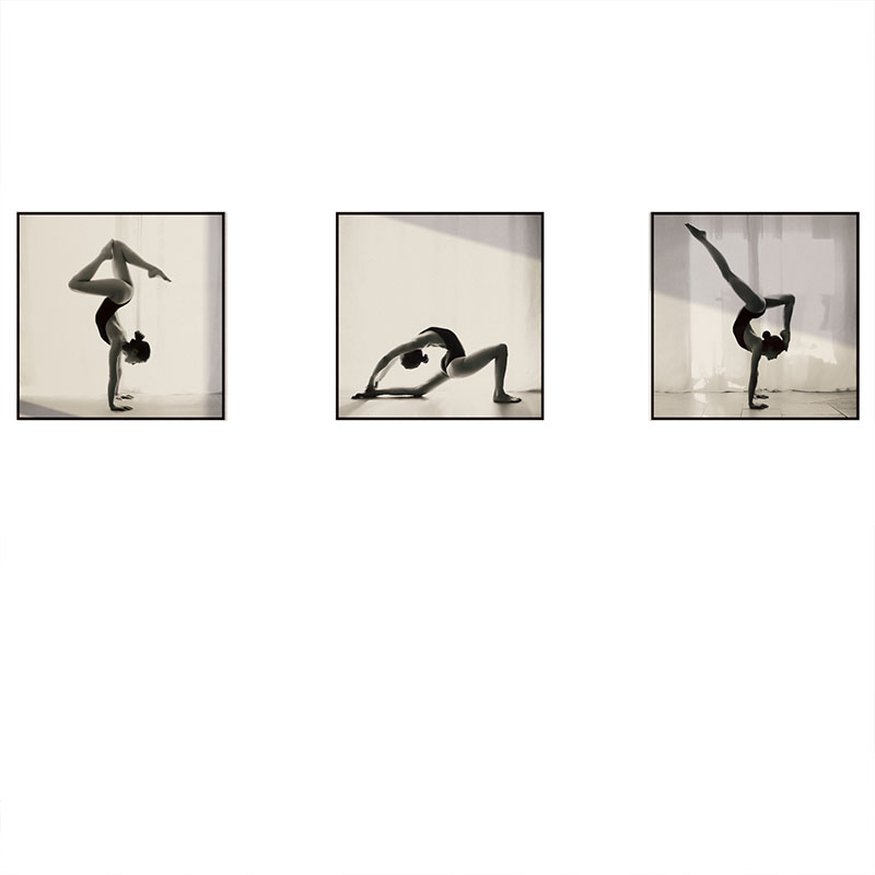 简约瑜伽亚克力墙体垫子