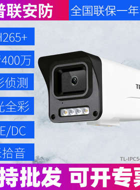 TPLINK 400万像素IPC544E-W筒型音频双光网络摄像机IPC544EP-W