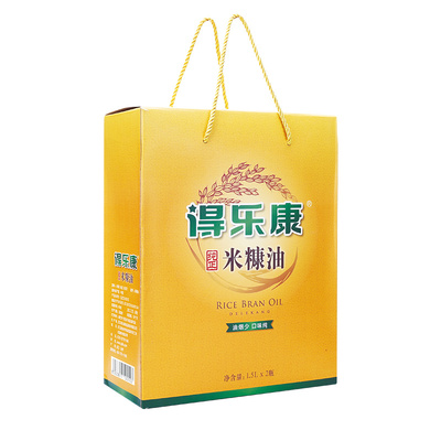 得乐康米糠油纯正1.5l礼盒