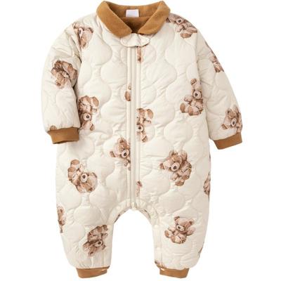 巴拉巴拉连体衣宝宝冬加绒加厚萌