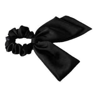 韩国高级感缎面飘带发圈女蝴蝶结发绳大肠圈皮筋扎头气质绑发头绳