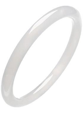 天然玉镯高冰透白月光荔枝冻玛瑙玉髓白玉手镯女款情人节生日礼物