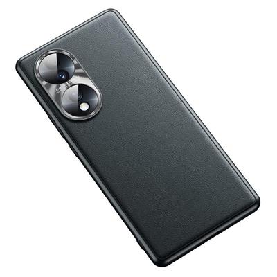 适用荣耀70手机壳素皮防摔