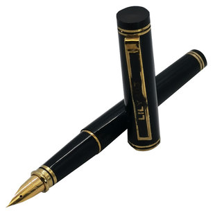 老钢笔华士90铱金笔塑料明尖练字书写个性设计粗杆大号库存包邮