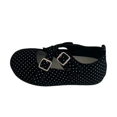 春日商店波点玛丽珍单鞋女