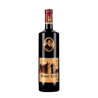 法国原酒进口干红葡萄酒750mL