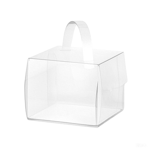 蛋糕切块包装盒子慕斯打包千层三角切件甜品透明盒8寸2小西点分装