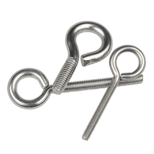 304不锈钢羊眼螺丝钉带圈挂钩圆环螺栓闭口吊环螺丝M3M4M5M6M8M10