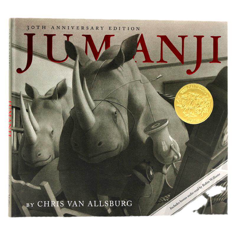勇敢者的游戏Jumanji 30th Anniversary Edition 英文原版绘本 儿童绘本故事书