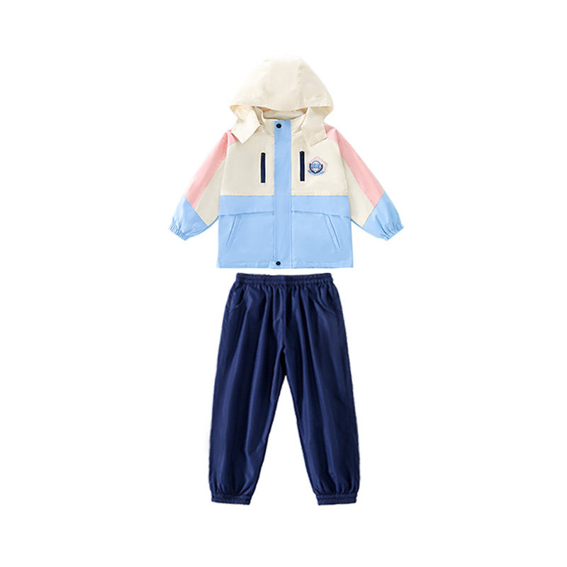 儿童冲锋衣2025新款秋冬季男女童户外运动休闲冬季三合一校服套装