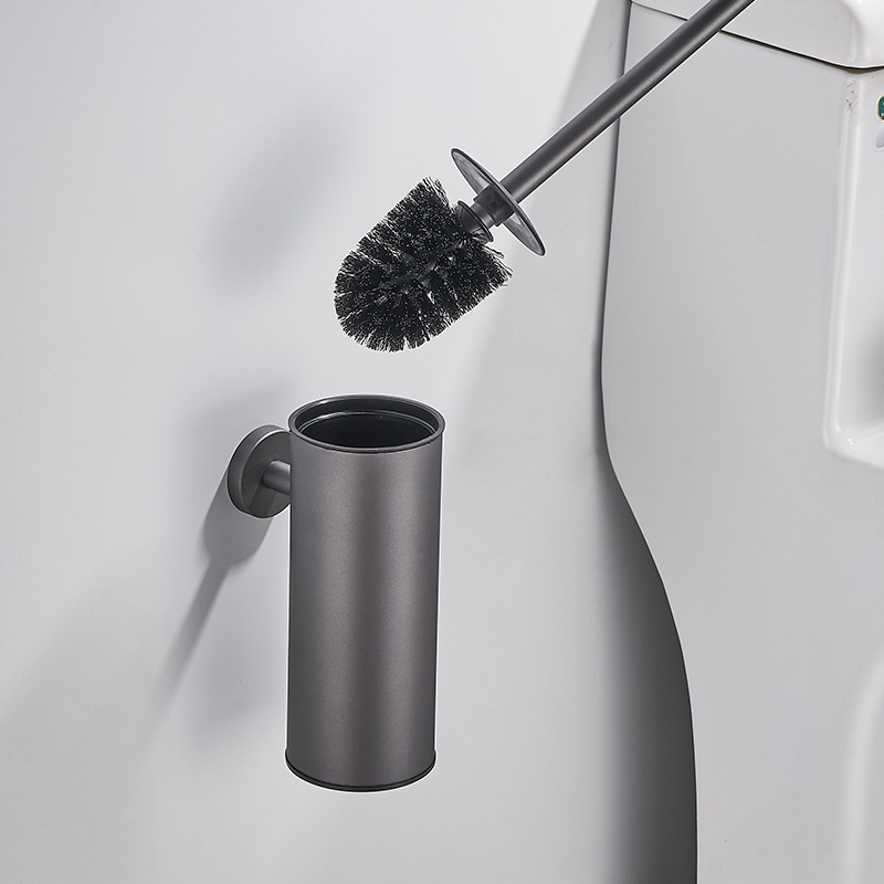 304不锈钢壁挂马桶刷无死角洗厕所神器刷子免打孔卫生间清洁套装