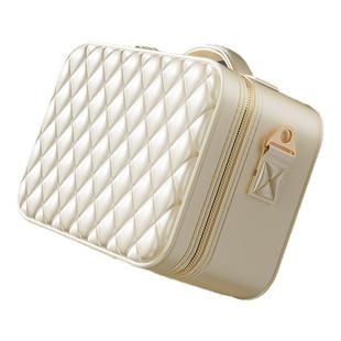 高级带镜化妆包女手提2025新款外出防水旅行大容量出差便携化妆箱