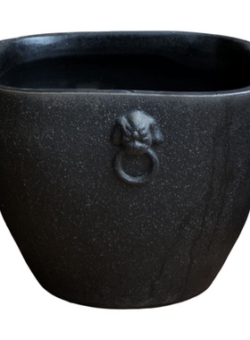 陶瓷荷花大缸乌龟流水造景睡莲盆