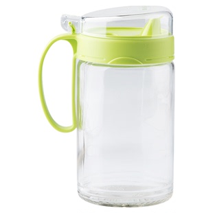 茶花油壶玻璃厨房家用油罐壶防漏小酱油不挂醋壶装香油调料瓶油瓶