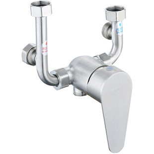 电热水器混水阀配件配大全淋浴u型冷热水龙头开关混合阀明装花洒