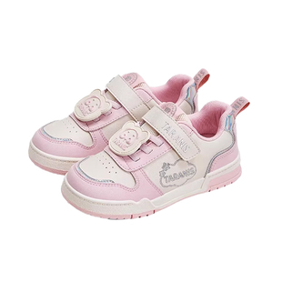 泰兰尼斯2025冬季新款女童甜心板鞋加绒保暖幼儿园室内外鞋男童鞋