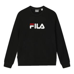 FILA 斐乐官方情侣款套头卫衣2025秋季新款休闲宽松针织长袖上衣