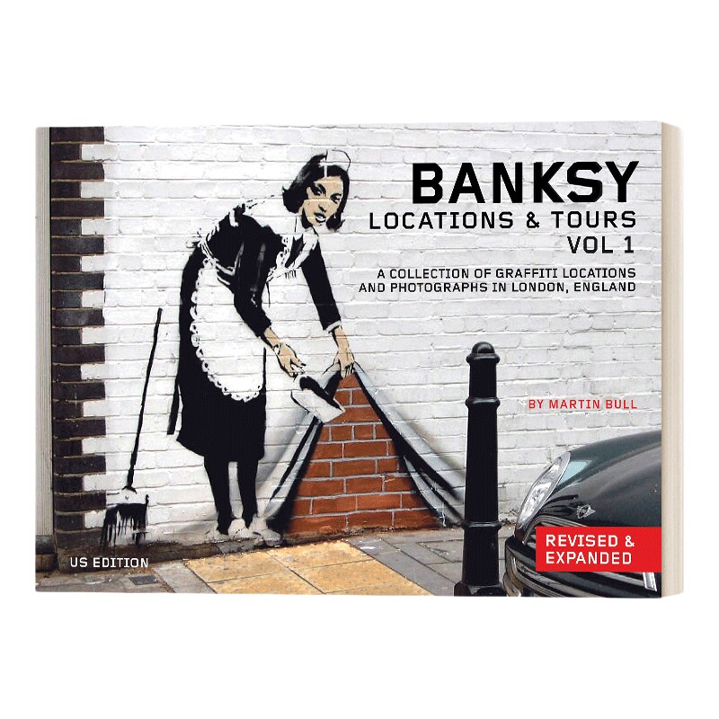 英文原版 Banksy Locations & Tours Volume 1 班克斯地点和旅游卷1 英文版 进口英语原版书籍