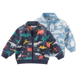 戴维贝拉男童摇粒绒外套秋装上衣宝宝儿童夹克衫秋季外套童装