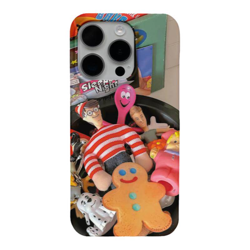 卡通姜饼干人适用华为mate80手机壳iPhone17promax新款小米15PRO红米k80硬壳OPPOReno13苹果16爆款菲林软壳