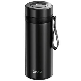 捷安玺保温杯男款大容量水杯便携商务316不锈钢茶水分离泡茶杯子